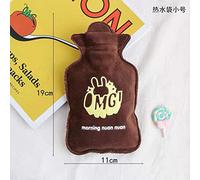 Borsa dell'acqua calda per iniezione d'acqua Borsa per l'acqua calda portatile carina Stomaco caldo per studenti Borsa dell'acqua calda in peluche di colore giallo-femmina