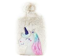 Borsa Dell'Acqua Calda Unicorno Lanoso 1 x 2 Litro Inhalt Natale Inverno Pülli