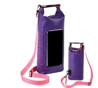 Borsa dell'acqua per escursionismo, borsa portatile da spiaggia, borsa impermeabile 2 in 1, custodia per telefono tascabile da 2 litri, borsa da viaggio per spiaggia, nave da crociera, per