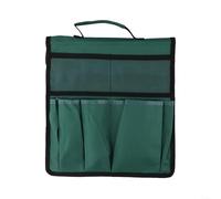 borsa di attrezzature, Borsa porta attrezzi da giardino in tessuto Oxford 210D con scomparti multipli, 30,5 x 33 cm, verde, nero e viola, 1 pezzo(Ink green)