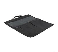 borsa di attrezzature, Borsa porta attrezzi da giardino in tessuto Oxford 210D con scomparti multipli, 30,5 x 33 cm, verde, nero e viola, 1 pezzo(Black)
