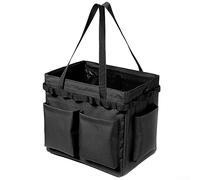 borsa di attrezzature pesanti, Scatola portautensili for barbecue da campeggio in tessuto Oxford multicolore(Black)