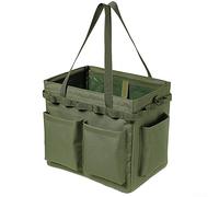 borsa di attrezzature pesanti, Scatola portautensili for barbecue da campeggio in tessuto Oxford multicolore(Armygreen)