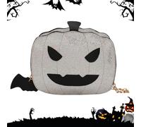 Borsa di, borsa di | Borsa a tracolla Little Devil,Borse divertenti in pelle PU per Halloween, borse fantasia a forma di per amici e, argento, Se référer au descriptif