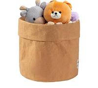 Borsa Di Carta Lavabile - Sacco Portaoggetti Ecologico Marrone | Sacchetti Di Carta Per La Spesa Riutilizzabili Per Vendita Al Dettaglio, Decorazioni Per La Casa, Imballaggi Alimentari, Shopping