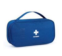 Borsa Di Emergenza Protettiva,Kit Di Pronto Soccorso Medico,Borsa Portatile For La Conservazione Di Farmaci All'aperto,Adatta For Casa,Campeggio,Camion(Blue,9.1x5.3x2.8in)