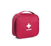 Borsa Di Emergenza Protettiva,Kit Di Pronto Soccorso Medico,Borsa Portatile For La Conservazione Di Farmaci All'aperto,Adatta For Casa,Campeggio,Camion(Dark red,5.5x4.9x2.2in)