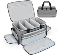 Borsa di emergenza vuota, borsa di primo soccorso per infermiere con divisori rimovibili, borsa medica per medico di famiglia, assistenza domestica, visita all'ospico, viaggio o evento di emergenza,