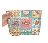 Borsa di grande capacità per la ragazza delle donne borsa per il trucco trapuntata per la bellezza Borsa cosmetica portatile di grande capacità, Da bambina.