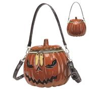 Borsa di Halloween, divertente borsa di zucca strana, bustina di zucca/spalla/crossbody, sacca di traversa di Halloween per donne, borsa di Halloween