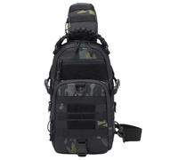 Borsa di imbracatura | Pacchetto da viaggio multifunzionale | Stucco a tracolla dei fan 'esercito sportivo impermeabile | Sacchetti di cassa di ventola militare | Borse per il torace da uomo per l