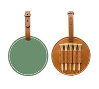 Borsa di immagazzinaggio del tee di golf di Brown verde del melone di inverno, multifunzionale del tee di golf della borsa di stoccaggio per gli uomini,