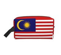 Borsa di immagazzinaggio della chiusura lampo della stampa della bandiera della Malesia, accessori da viaggio, borsa degli articoli da toeletta, borsa portatile degli