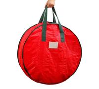 Borsa Di Immagazzinaggio Di Corone Di Natale Deposito Decorazione Di Natale Sacchetto Di Decorazioni Di Ghirlanda, Borse Con Cerniera Contenitore Impermeabile Per L'Organizzazione Di Decor