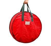 Borsa Di Immagazzinaggio Di Corone Di Natale Deposito Decorazione Di Natale Sacchetto Di Decorazioni Di Ghirlanda, Borse Con Cerniera Contenitore Impermeabile Per L'Organizzazione Di Decor