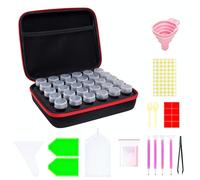 Borsa di immagazzinaggio multifunzionale della pittura del diamante portatile, s