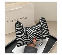 Borsa di Lusso da Donna con Stampa zebrata alla Moda Borsa a Tracolla ascellare Semplice in PU Borsa da Donna for Borsa da Donna (Color : Zebra Handbag, Size : 25.5x6.5x17.5cm)