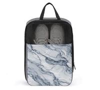 Borsa di marmo di lusso della scarpa di colore grigio bianco per il sacchetto della scarpa di golf del trasportatore di stoccaggio della polvere di uso