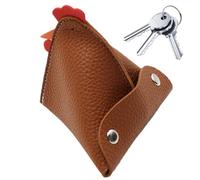 Borsa di moneta - busta moneta con cerniera | Portafoglio fatto a mano | Borse di monete | Ooster Shape PU Mini Portafoglio in pelle | Porta della custodia per custodia a pendente con fibbie, frizione