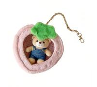 Borsa di presentazione - pochette organizzatrice trasparente a forma di frutta dedicata alle figurine, supporto di stoccaggio per bambole anime | per ragazzi compleanno Natale Capodanno scuola materna