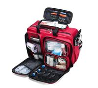 Borsa di Primo Soccorso, professionale Kit di Pronto Soccorso, con borsa medica a tasche multiple, borsa per la conservazione delle medicine, per la casa, i viaggi, le attività all'aperto vuota