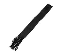 Borsa di protezione a coda del cavallo protezione per il tappo di tessuto non intrecciato con protezione per coda di gancio e anello per cavalli in qualsiasi tempo (Nero)