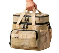 Borsa di raffreddamento isolata - Borsa da picnic portatile di grande capacità 19L, scatola da pacchetto pranzo pieghevole con cerniera | Frequente di viaggio all'aperto per spiaggia, campeggio,