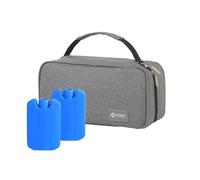 Borsa di raffreddamento professionale per il trasporto del latte materno con isolamento Organsier per mamme che lavorano, viaggi e visite ospedaliere, isolamento termico per conservare il latte