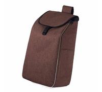 Borsa di Ricambio for Carrello della Spesa - 38L Borsa Portaoggetti Impermeabile in Tessuto Oxford da, Borsa di Ricambio for Carrello della Spesa con Tasche Laterali 33 * 20 * 57cm(Brown)