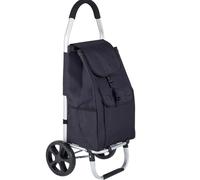 Borsa di ricambio in tessuto Oxford per carrello, spessa, facile da riporre, perfetta per la spesa, colore nero