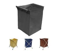 Borsa di Ricambio per Carrello Della Biancheria, Borsa per Carrello Della Lavanderia Commerciale, Borse Portaoggetti In Tessuto Oxford Impermeabile per Carrello con Cestello Commerciale Pieghevole ( C