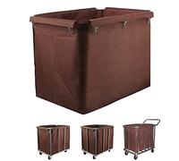 Borsa di Ricambio per Carrello della Lavanderia, Borsa di Fodera di Ricambio per Borse di Stoccaggio Rettangolari e Impermeabili in Tessuto Oxford per Carrello Cestino Commerciale