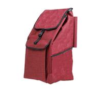 Borsa di ricambio per carrello della spesa, in tessuto Oxford, impermeabile, borsa di ricambio, per carrello della spesa, borsa di ricambio per carrello della spesa (rosso)