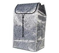 Borsa di ricambio per carrello della spesa, in tessuto Oxford, impermeabile, con tasche laterali, per riporre verdure e generi alimentari, capacità 72 l