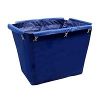 Borsa di rivestimento per carrello della biancheria, borsa di ricambio rimovibile per cestino della biancheria sporca/carrello di pulizia, in tessuto Oxford (Blue Tapered)