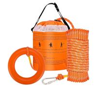 Borsa di salvataggio in acqua, attrezzatura di sicurezza riflettente, attrezzatura galleggiante da 0,8 cm, design durevole ad alta visibilità, strumento di sopravvivenza alle crisi, per rafting,