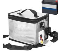 Borsa di sicurezza per batteria - Custodia di grande capacità per la conservazione della batteria, borsa di sicurezza ignifuga e antideflagrante per lo stoccaggio, il trasporto, la ricarica, la casa