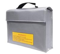 Borsa di sicurezza per batteria, portatile per batteria, Scatola di sicurezza resistente all'usura per il trasporto e la ricarica, Organizzatore di batterie protettive per banche di potere