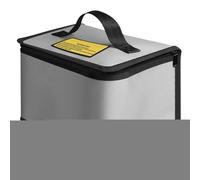 Borsa di sicurezza per batteria, portatile per batteria, Scatola di sicurezza resistente all'usura per il trasporto e la ricarica, Organizzatore di batterie protettive per banche di potere