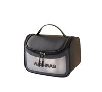 Borsa di stoccaggio borse impermeabili di lunga durata semplice multifunzionale pacchetto pulizia spazzolino da denti per escursionismo campeggio all'aperto, nero, 23 x 14 x 15 cm, 23*14*15 cm