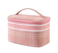 Borsa di stoccaggio Borse semplici Grande Capacità Solido Multifunzionale Leggero Pacchetto Portatile Trucco Dentifrici per Casa Rosa