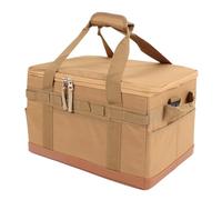 Borsa di stoccaggio da campeggio, tote borse per strumenti di grande capacità 30L con manico, sacchetti tattici, organizzatore di baule da garage con corda per zaino per il