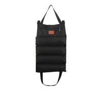 borsa di stoccaggio degli strumenti, Borsa portautensili arrotolabile 5 tasche multicolore 18,5x11,02x1,18 pollici(Black)