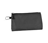 borsa di stoccaggio degli strumenti, Borsa portautensili con cerniera e moschettone, in tessuto Oxford, 32x5x19 cm / 12,60x1,97x7,48 pollici, verde, nero, cachi(Black)