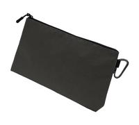 borsa di stoccaggio degli strumenti, Borsa portautensili con cerniera, nera, 12x2x7 pollici