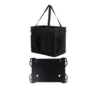 borsa di stoccaggio degli strumenti, Organizer for borsa portautensili con tavolo da stiro in tessuto Oxford multicolore 13,78x9,84x12,60 pollici(Black)
