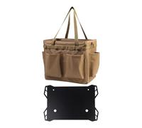 borsa di stoccaggio degli strumenti, Organizer for borsa portautensili con tavolo da stiro in tessuto Oxford multicolore 13,78x9,84x12,60 pollici(Khaki)