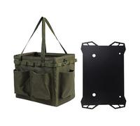 borsa di stoccaggio degli strumenti, Organizer for borsa portautensili con tavolo da stiro in tessuto Oxford multicolore 13,78x9,84x12,60 pollici(Army Green)