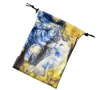 Borsa di stoccaggio dei tarocchi, busta del supporto per tarocchi | Borsa di stoccaggio dei da parati 13x18 cm | Custodia di protezione del mazzo per i mazzi Oracle, si adatta alla maggior parte delle