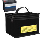 Borsa di stoccaggio della batteria, borsa per la sicurezza della batteria - Taglie per le batterie per la casa a prova di fuoco - CARMAGGER ACCESSORI SACCHIO DI GUARDA Organizzatore di grandi dimensio